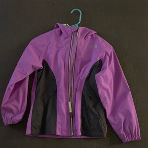 North face girls rain coat size small gently used